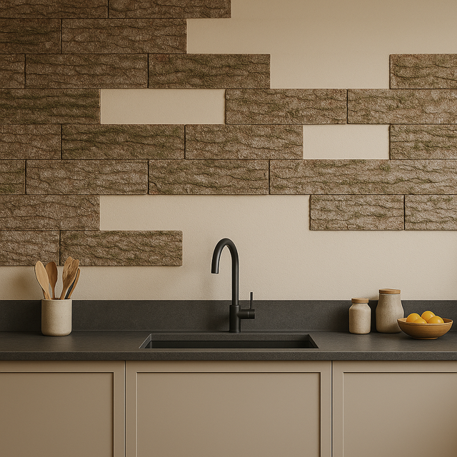 Pappelbaumrinde Schindeln