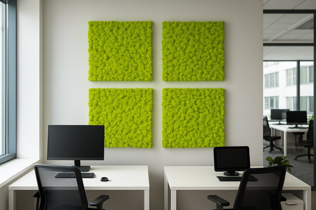 Moospaneel 60x60 cm - apfelgrün