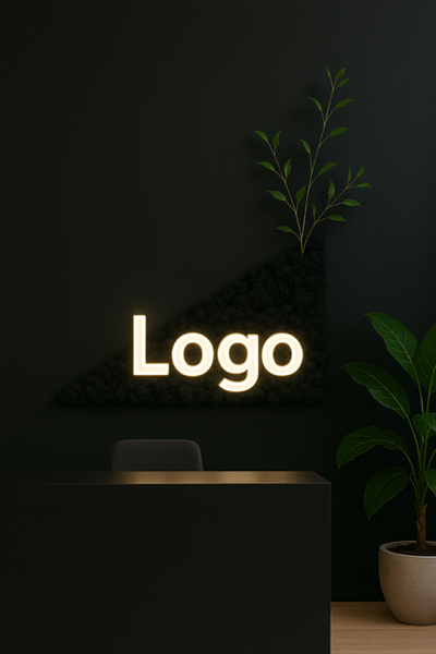 Moosbild schwarzes Dreieck