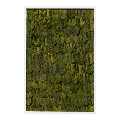 Blätterbild | eckig, grün