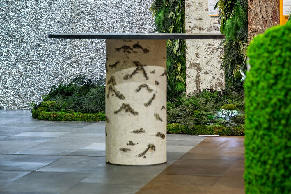 Stehtisch Birkenrinde