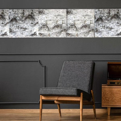 Birkenrindenplatte für DIY-Projekte